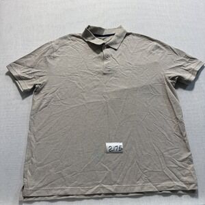St. John's Bay Polo Shirt Mens Sz XL  Beige New Without Tags